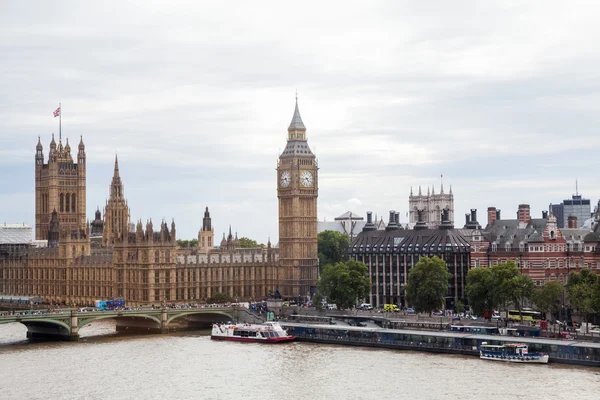 22.07.2015, LONDON, Reino Unido. Vista panorâmica de Londres a partir de London Eye — Fotografia de Stock