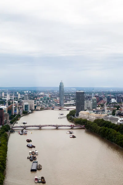 22.07.2015, Londen, Groot-Brittannië. Panoramisch uitzicht over Londen vanaf de London Eye — Stockfoto