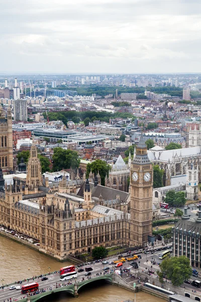 22.07.2015, LONDON, Reino Unido. Vista panorâmica de Londres a partir de London Eye — Fotografia de Stock