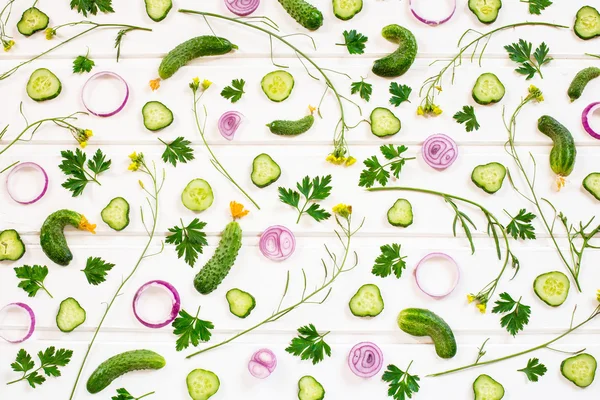 Background of raw vegetables. — Stock Photo, Image