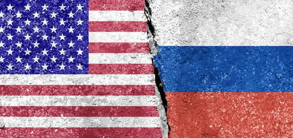 Conflict Usa Russia — Stock Photo, Image