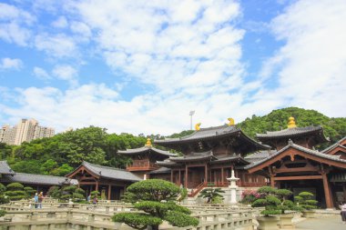 Chi lin rahibe manastırı, tang Hanedanı stil Tapınak, hong kong, Çin
