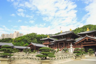 Chi lin rahibe manastırı, tang Hanedanı stil Tapınak, hong kong, Çin
