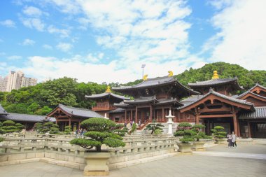 Chi lin rahibe manastırı, tang Hanedanı stil Tapınak, hong kong, Çin