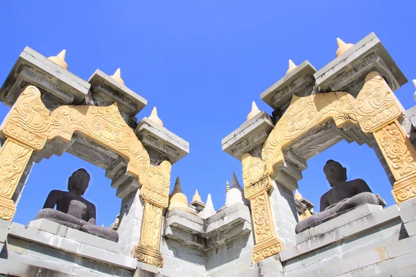 ROI ET, THAILANDIA - NOV04,2015: Statue di Buddha nel Tempio di Pa Kung — Foto Stock