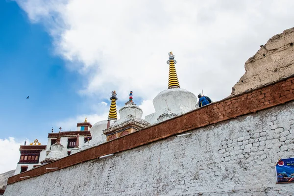 Leh Ladakh India Junio 2018 Turismo Que Viaja Visitar Monasterio —  Fotos de Stock