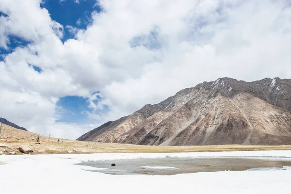 Leh Ladakh India Jun19 2018 Toeristische Reis Naar Himalaya Sneeuw — Stockfoto