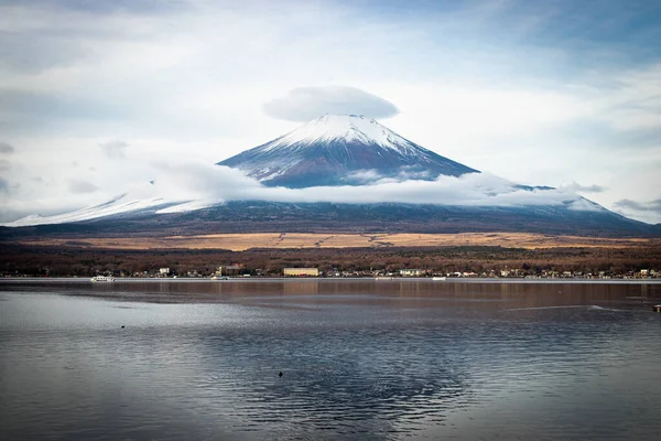 Fujisan Vagy Fuji Hegy Felhő Tetején Ami Úgy Néz Mintha — Stock Fotó
