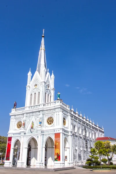 Catholic church at Samut Songkhram, Thailand — Stock Photo, Image