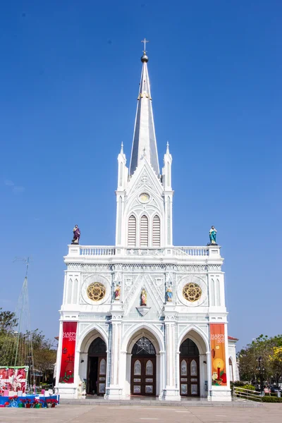 Catholic church at Samut Songkhram, Thailand — Stock Photo, Image