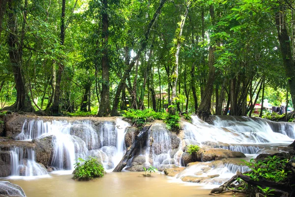 Keingkravia καταρράκτη στο sangkhlaburi, Kanjanaburi. Ταϊλάνδη — Φωτογραφία Αρχείου