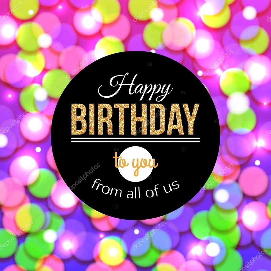 happy birthday circle template
