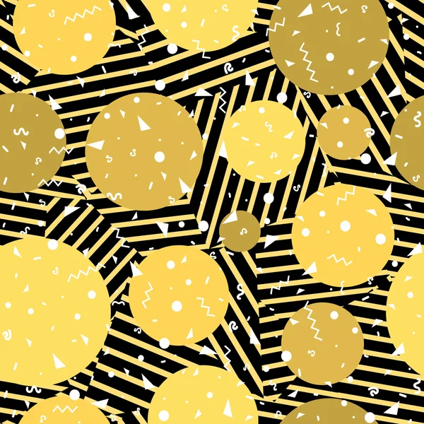 스트라이프 기하학적 매끄러운 패턴, 트렌디 한 멤피스 카드 디자인. 1980 년대 복고풍 배경 템플릿입니다. 벡터 eps 10 형식. — 스톡 벡터