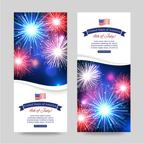 stock vector Independence day of the USA