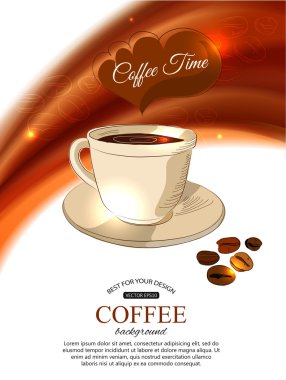 el ile parlayan kahve arka plan çekilmiş kahve,