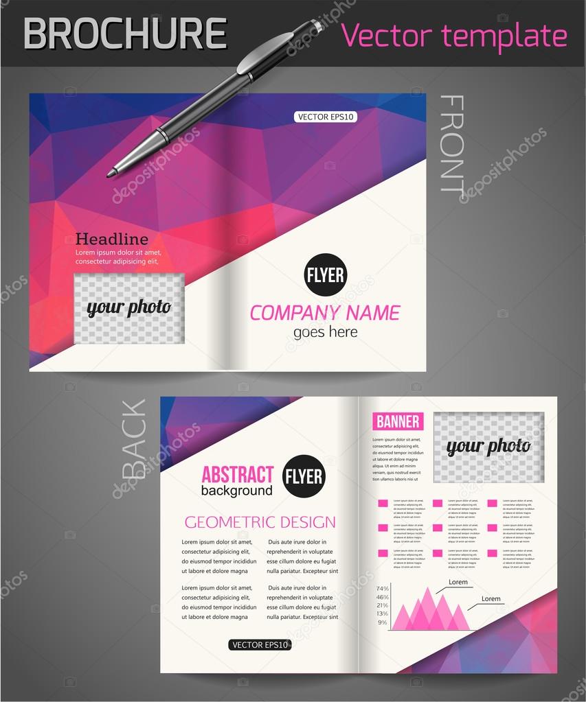 Set of corporate business stationery templates.