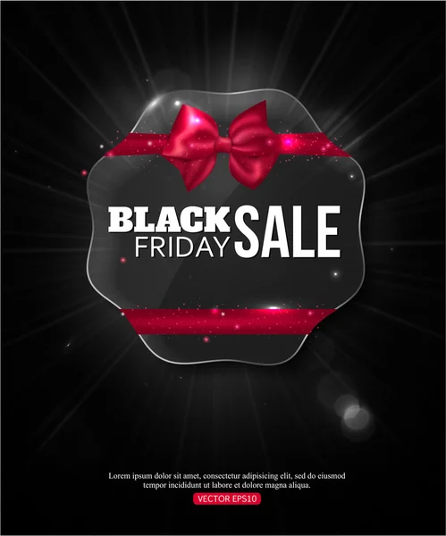 Black friday sale  background — Stock Vector