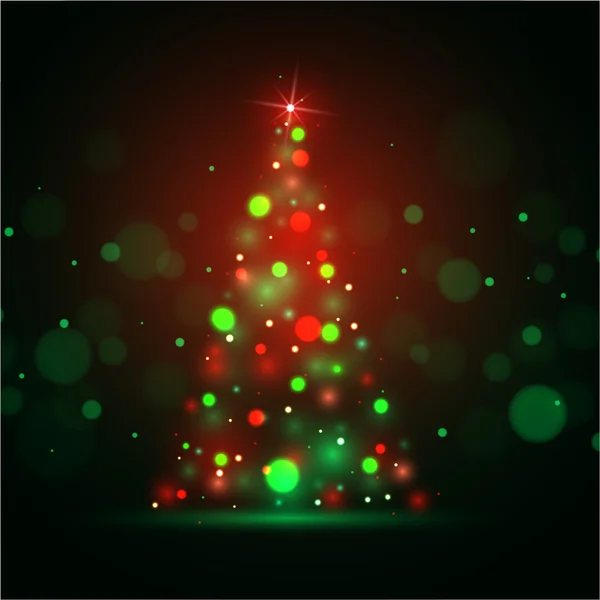 圣诞灯饰背景 — 图库矢量图片