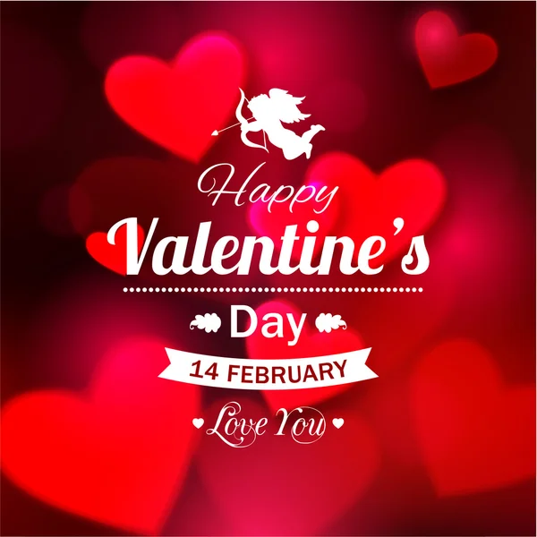 Happy Valentine's day background — Stock Vector
