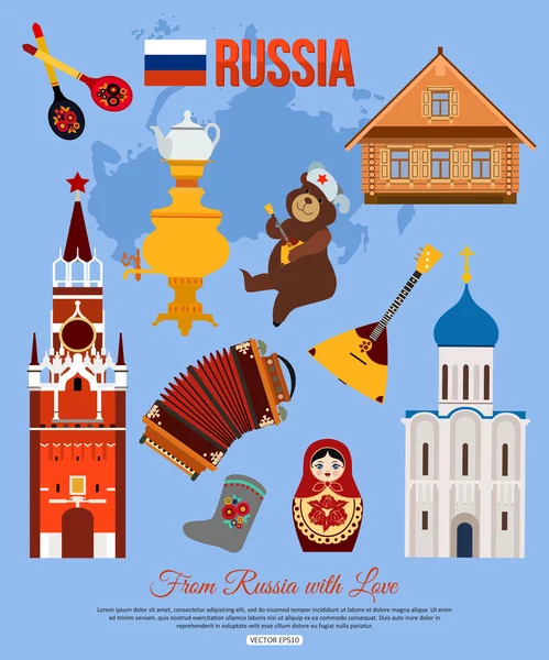 Rusya seyahat arka plan