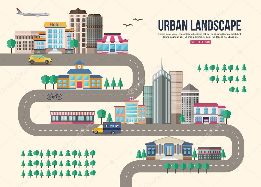 Urban Landscape illustration