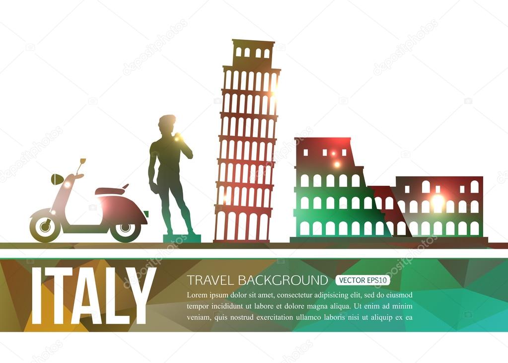 Italy travel background