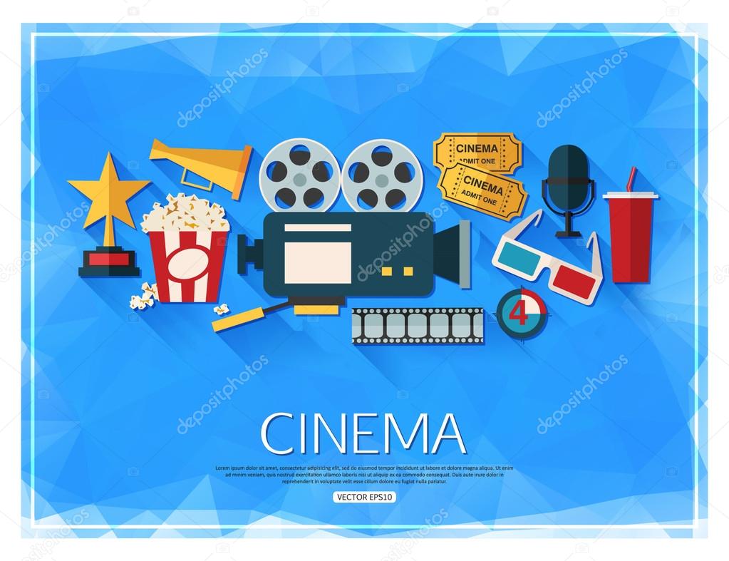 Movie and film background