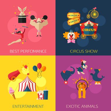 Circus performance, entertainment, amusement show