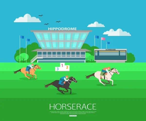 Horse race background