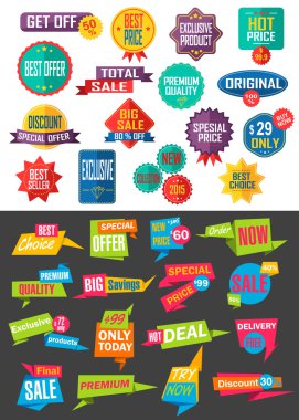 Set of Sale and Best Choice Badges