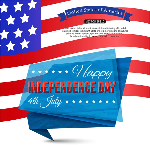 Joyeux Jour de l'indépendance Contexte — Image vectorielle
