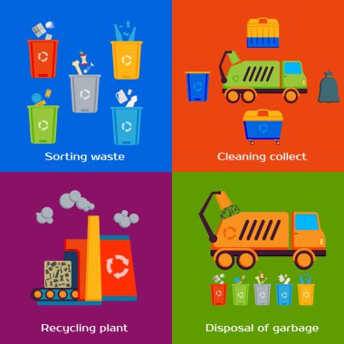 Concept of cleaning, sorting