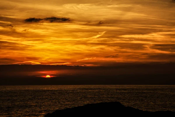 美しい山の夕日アルゼンチン — ストック写真