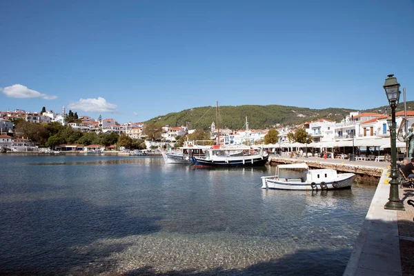 Griekse Eilanden Skiathos Toeristische Attracties Zeegezicht — Stockfoto