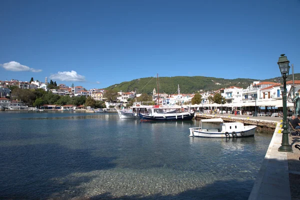 Griekse Eilanden Skiathos Toeristische Attracties Zeegezicht — Stockfoto