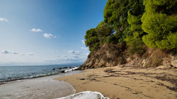 Koukounariesビーチ スキアトス島 ギリシャ世界中の有名なエキゾチックなビーチ — ストック写真