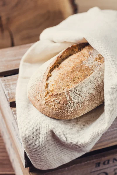 Fresh unleavened bread with bran — Stock Photo, Image