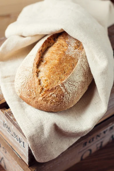 Fresh unleavened bread with bran — Stock Photo, Image