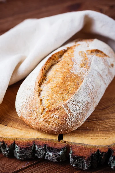 Fresh unleavened bread with bran — Stock Photo, Image