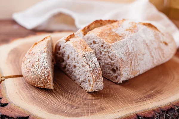 Fresh unleavened bread with bran — Stock Photo, Image