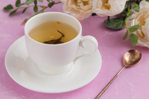 Eine Tasse grünen Tee — Stockfoto