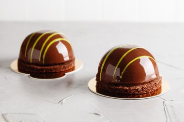 Fransızca kek çikolata sır ile fare