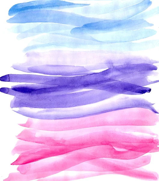 Colorido patrón de rayas de acuarela — Foto de Stock