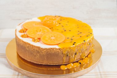 Cheesecake passionfruit mousse ile 
