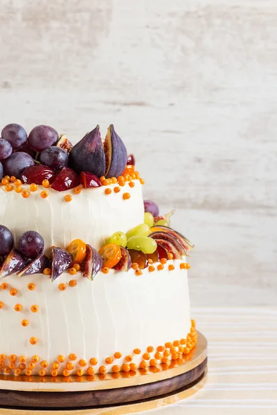 Bolo de casamento outono — Fotografia de Stock