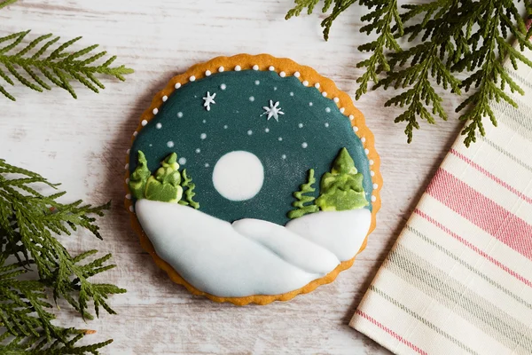 Art gingerbread cookie — Stock Photo, Image