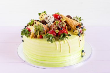 Yaz meyve ile renkli cale