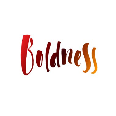 Calligraphic Motivasyon Afişi. Kalem Kontur Yazı Tipi.