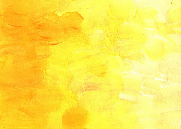 Yellow Paint Raster Background Yellow Brash Strokes Texture — Stock Photo, Image