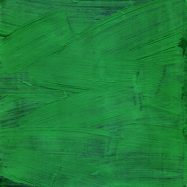 Fondo Trama Pintura Cuadrada Verde Trazos Brash Textura Salpicaduras Hechas — Foto de Stock